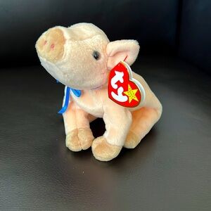 Pig Beanie Baby "Knuckles"